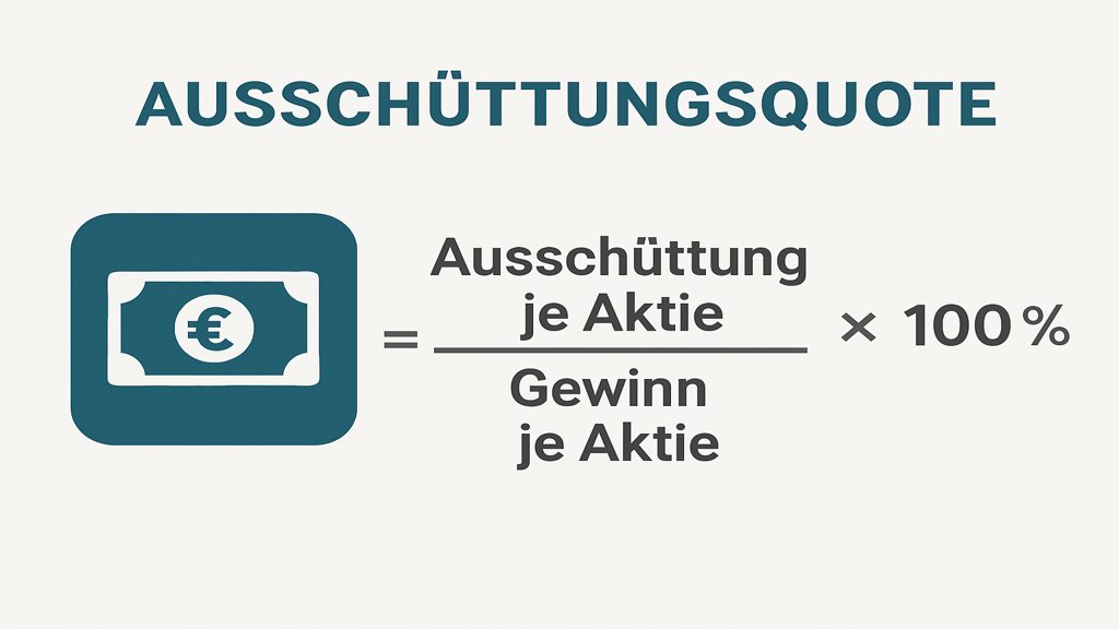 Infografik zur Berechnung der Ausschüttungsquote.