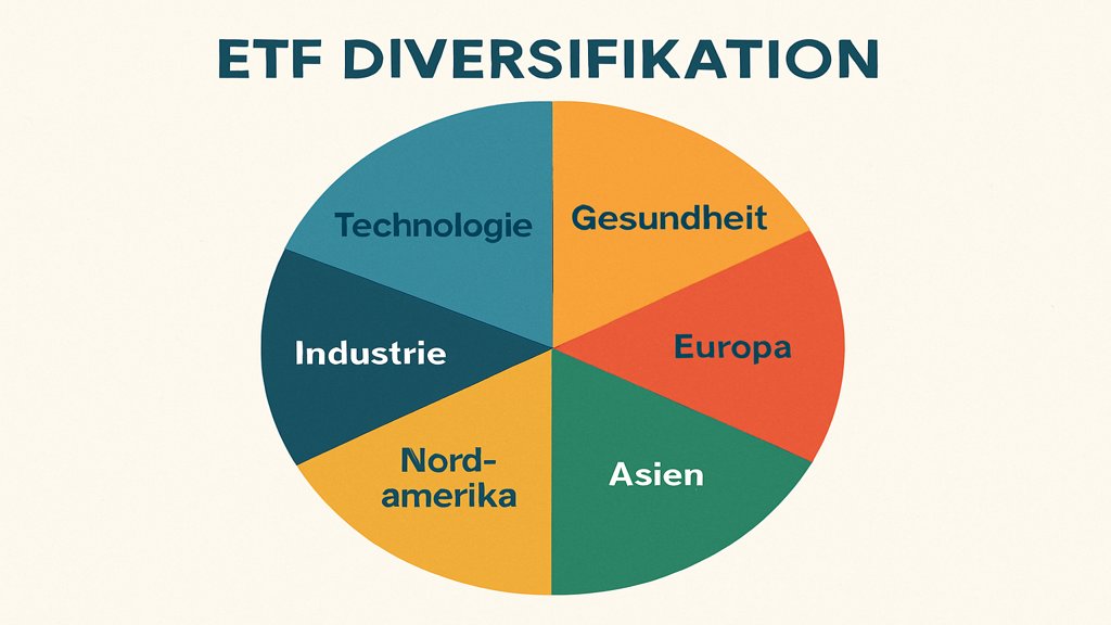 Infografik zur Diversifikation von ETFs.