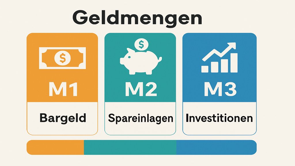 Infografik zur Unterscheidung von M1, M2 und M3.