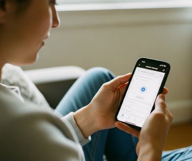 Ein Nutzer verwaltet sicher seine Kryptowährungen mit einem Software Wallet auf dem Smartphone.