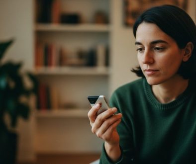 Eine Person hält nachdenklich ein Ledger Wallet in der Hand, ein Symbol für sichere Krypto-Verwahrung.