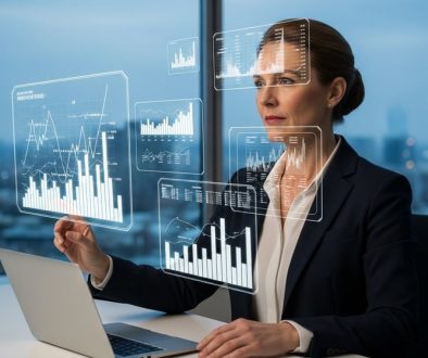 Eine Zentralbankerin analysiert komplexe Wirtschaftsdaten als Metapher für unkonventionelle Geldpolitik.